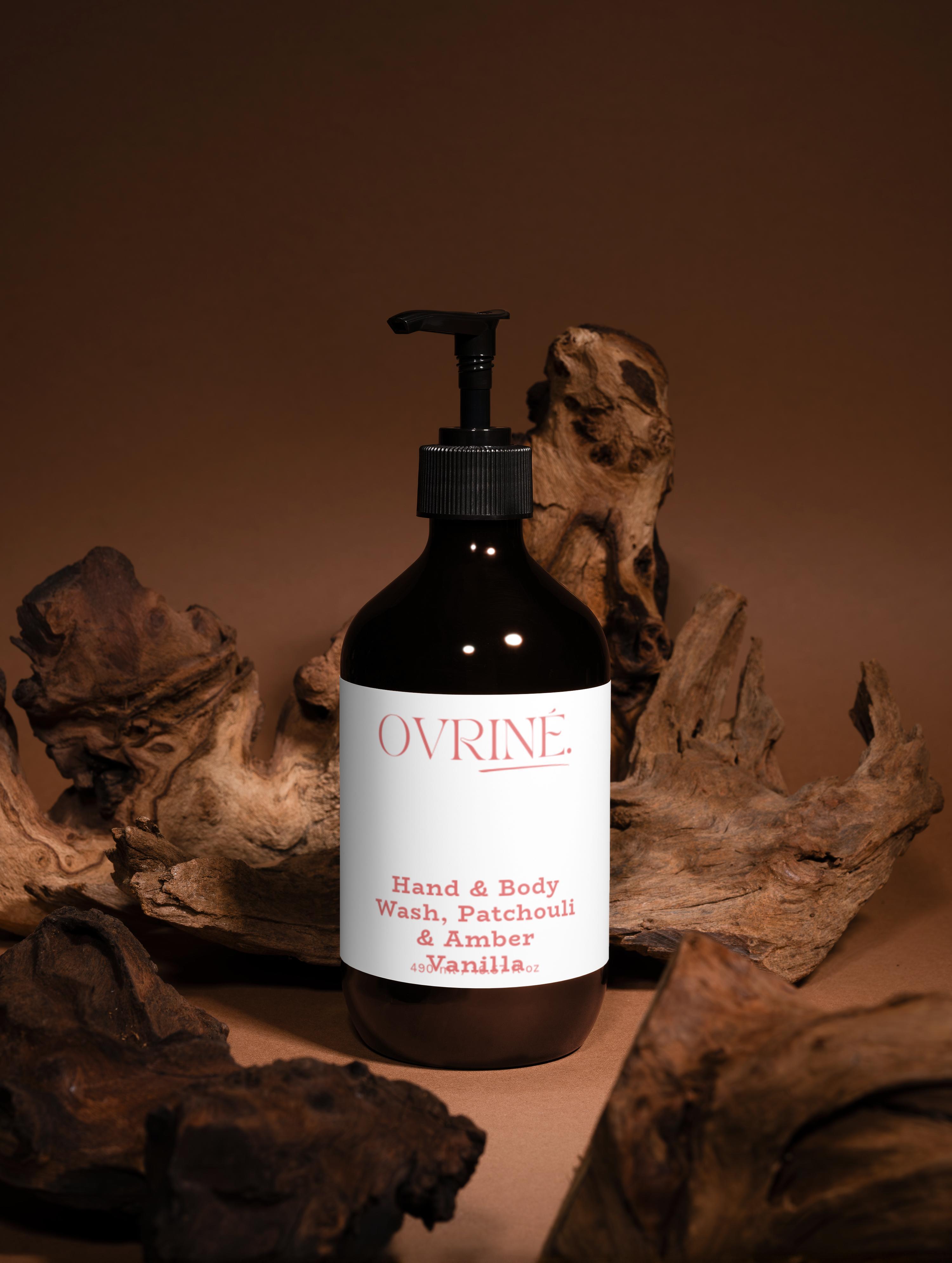 Hand & Body Wash, Patchouli & Amber Vanilla