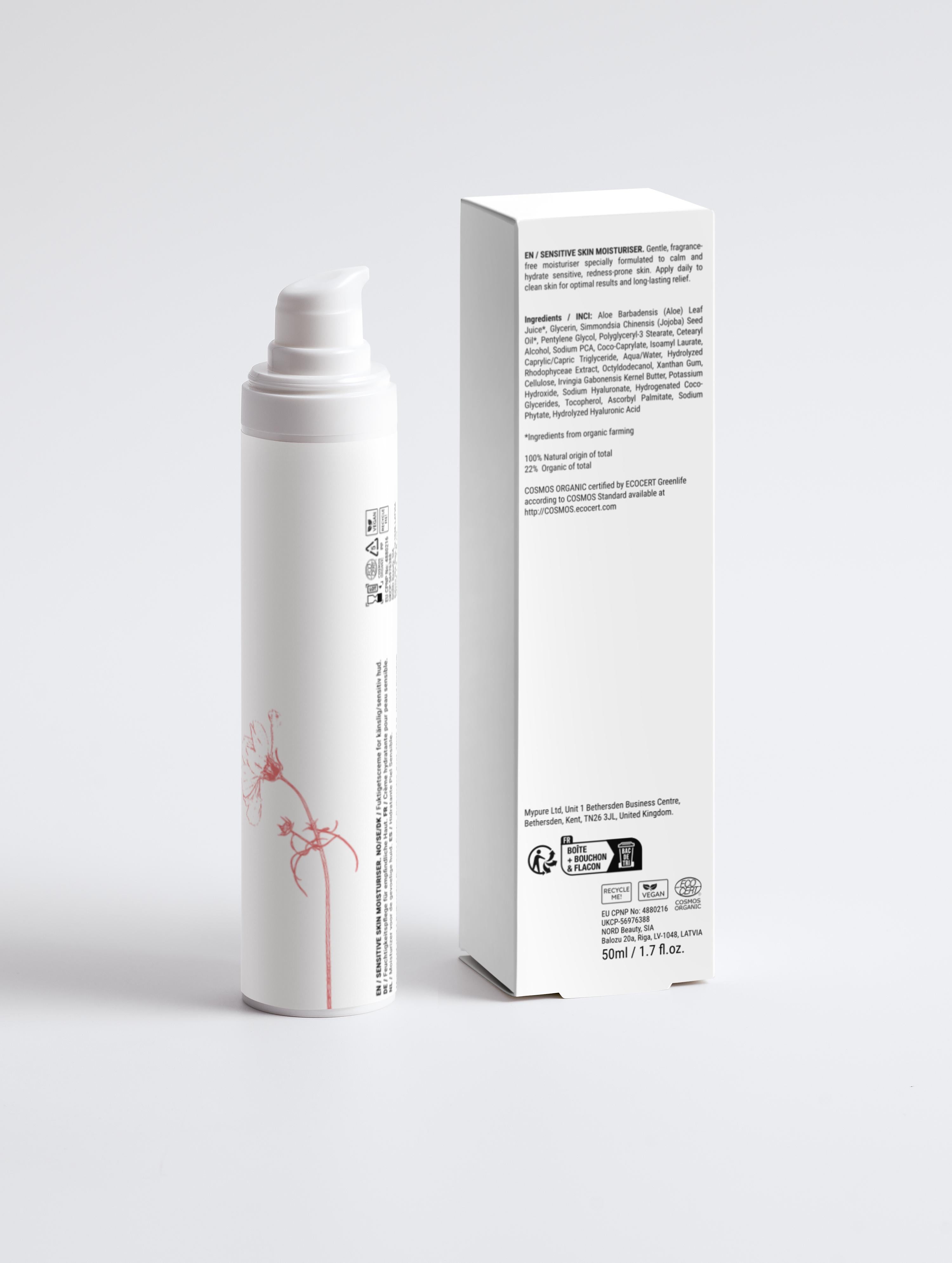 Sensitive Skin Moisturiser, Fragrance Free